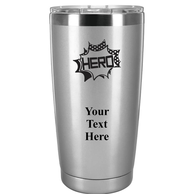 TUMBLER 20OZ SILVER