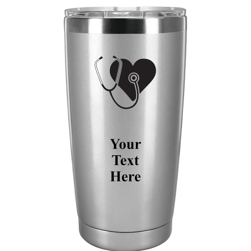 TUMBLER 20OZ SILVER