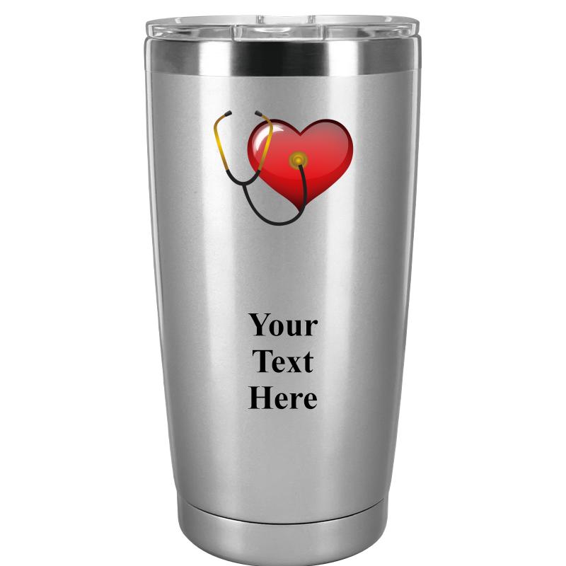 TUMBLER 20OZ SILVER