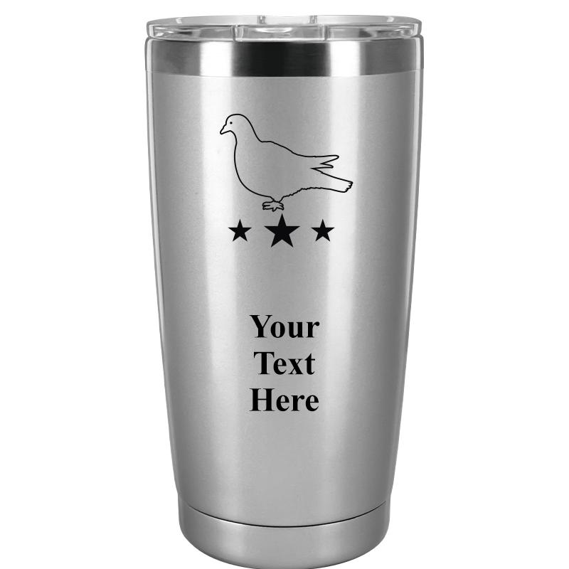 TUMBLER 20OZ SILVER