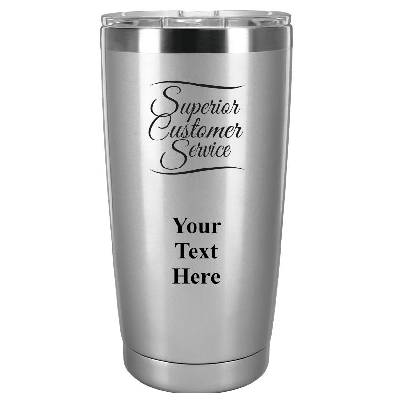 TUMBLER 20OZ SILVER