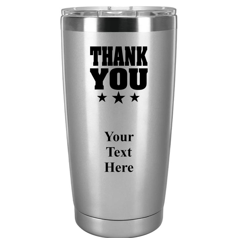 TUMBLER 20OZ SILVER