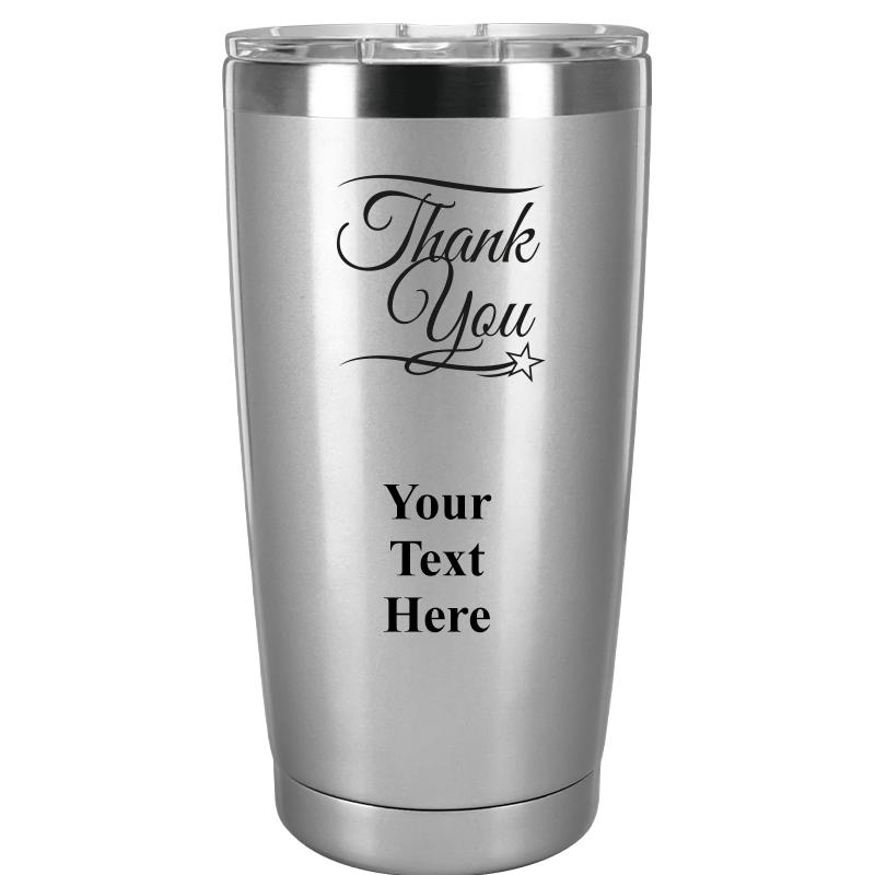 TUMBLER 20OZ SILVER