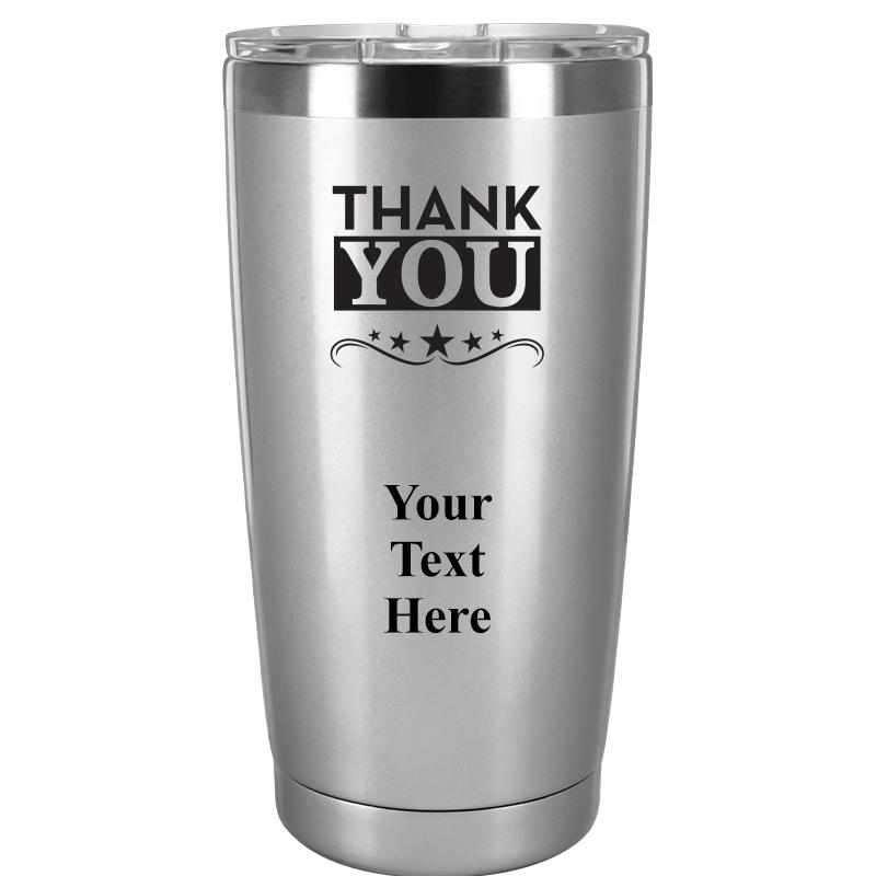 TUMBLER 20OZ SILVER
