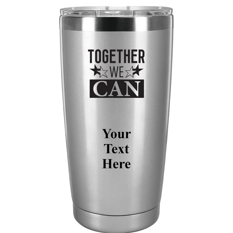 TUMBLER 20OZ SILVER
