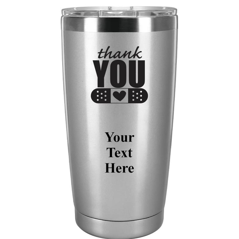 TUMBLER 20OZ SILVER