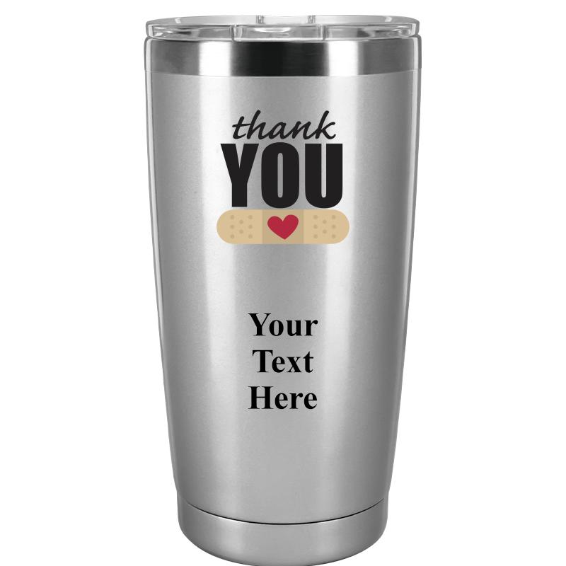 TUMBLER 20OZ SILVER