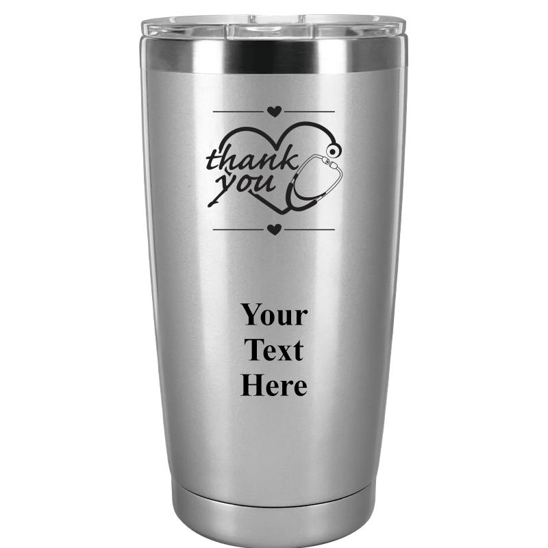 TUMBLER 20OZ SILVER