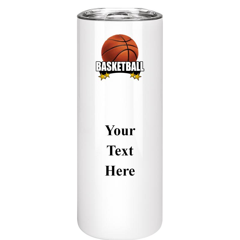 SLIM TUMBLER 20OZ WHITE
