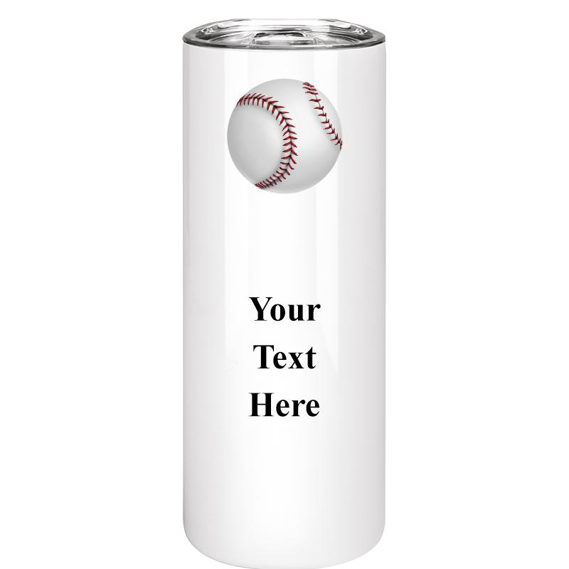 SLIM TUMBLER 20OZ WHITE