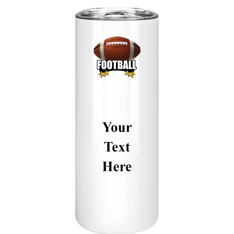 SLIM TUMBLER 20OZ WHITE