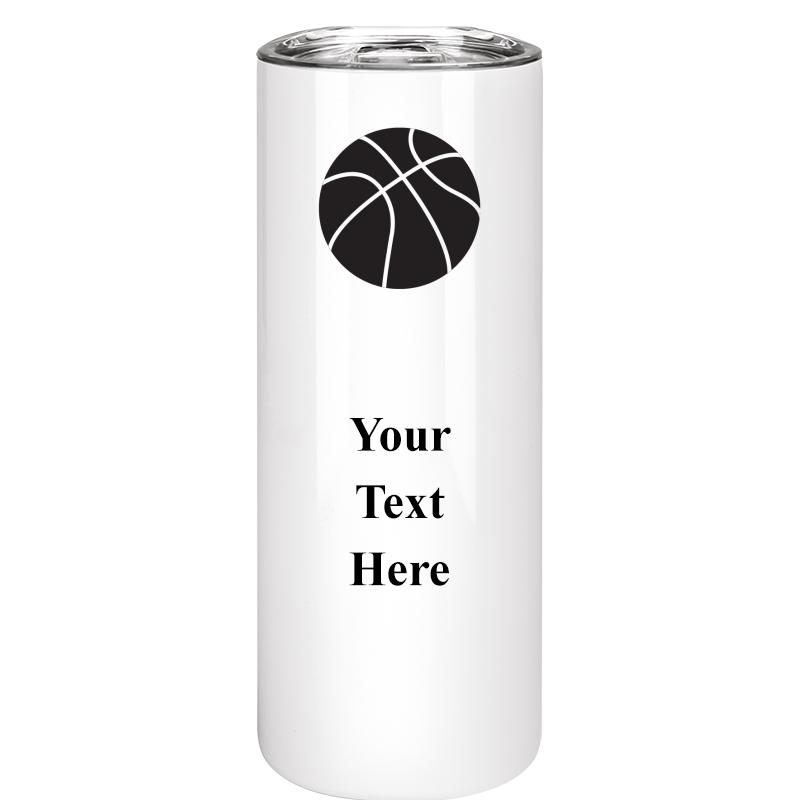 SLIM TUMBLER 20OZ WHITE