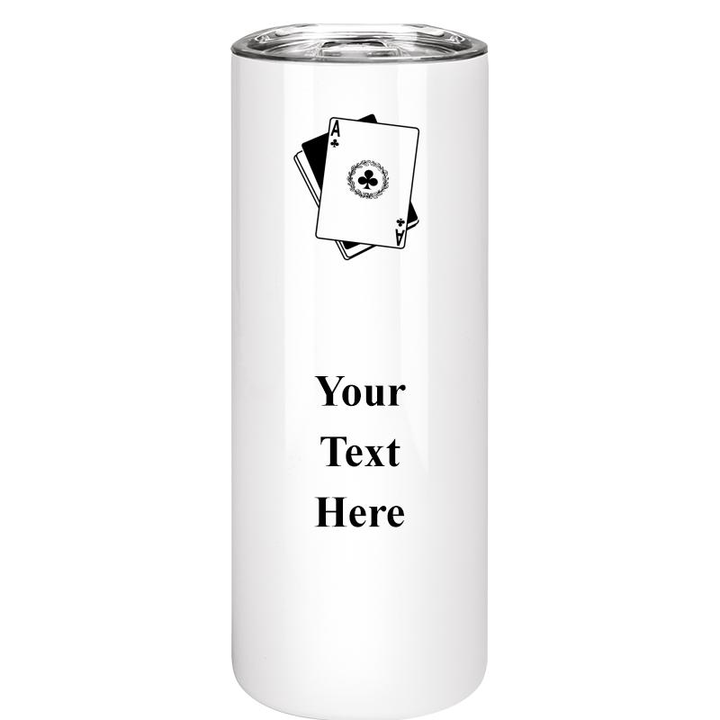 SLIM TUMBLER 20OZ WHITE