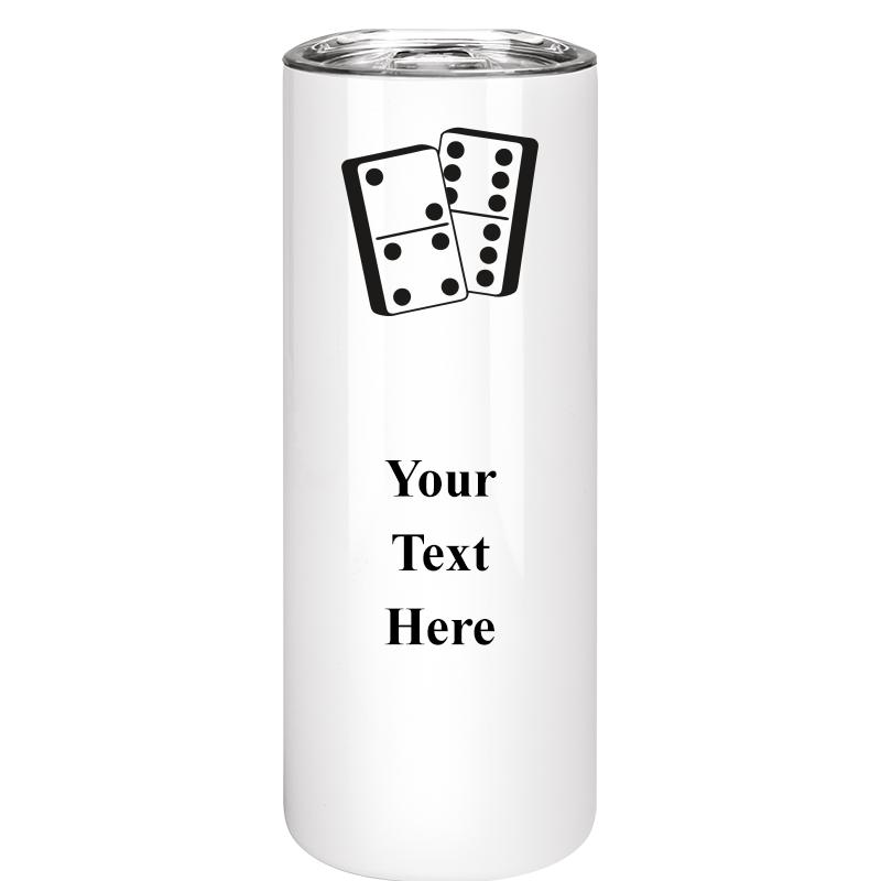 SLIM TUMBLER 20OZ WHITE