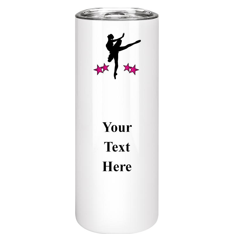 SLIM TUMBLER 20OZ WHITE