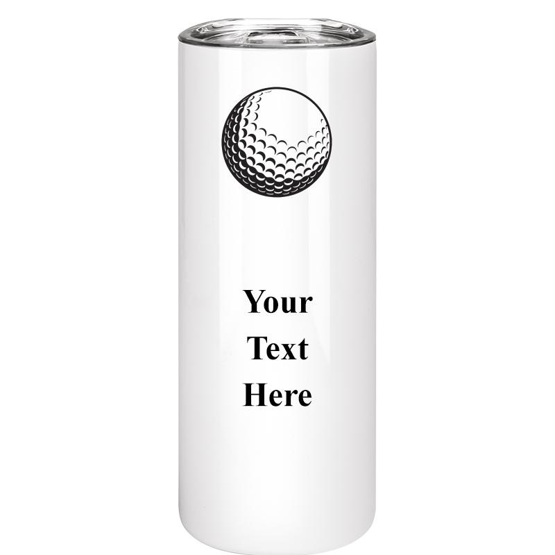SLIM TUMBLER 20OZ WHITE
