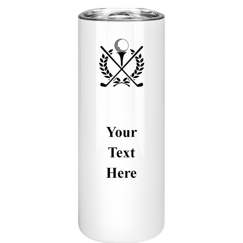 SLIM TUMBLER 20OZ WHITE