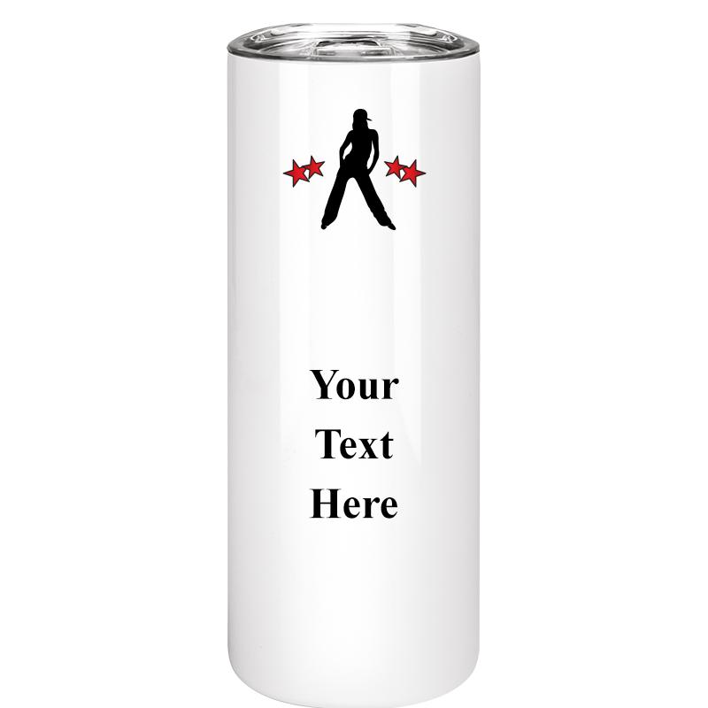 SLIM TUMBLER 20OZ WHITE