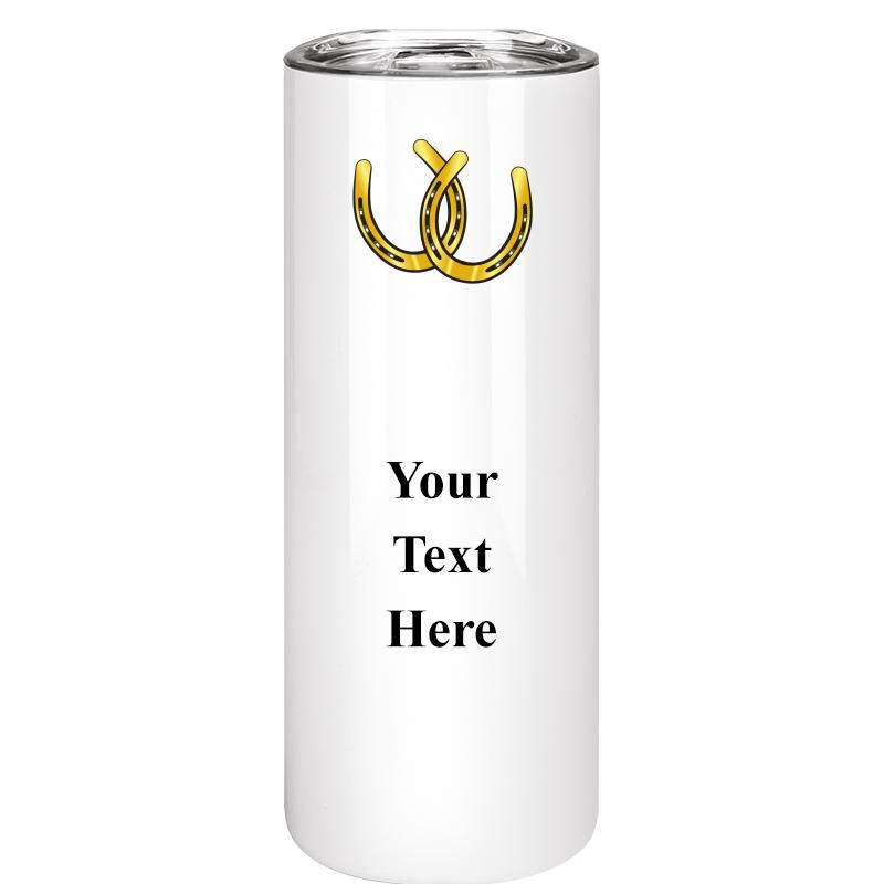 SLIM TUMBLER 20OZ WHITE