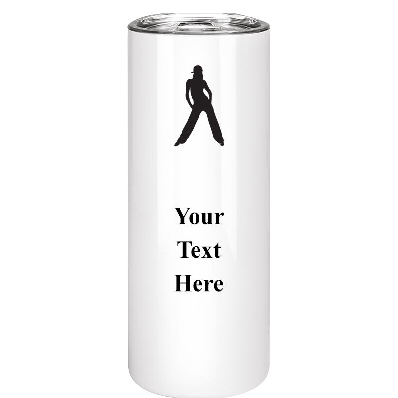 SLIM TUMBLER 20OZ WHITE