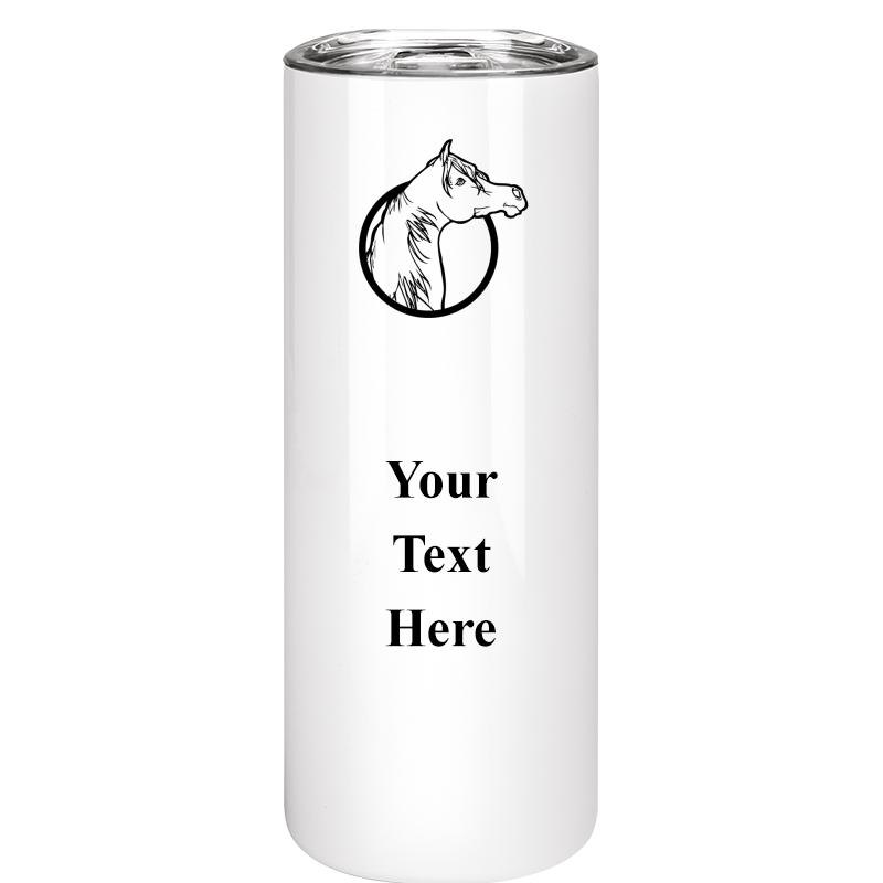 SLIM TUMBLER 20OZ WHITE