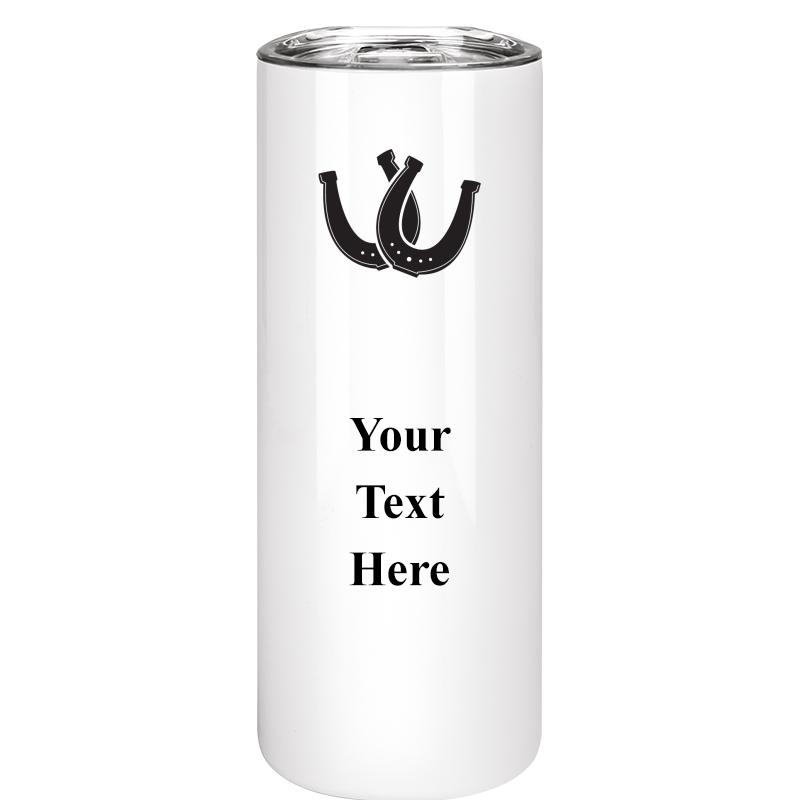 SLIM TUMBLER 20OZ WHITE