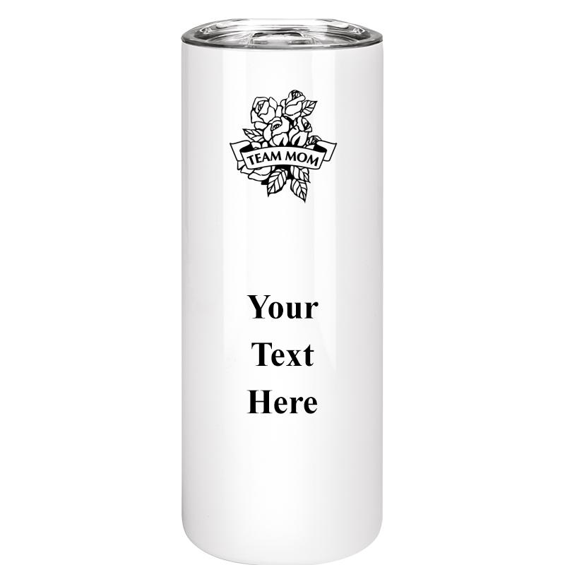 SLIM TUMBLER 20OZ WHITE