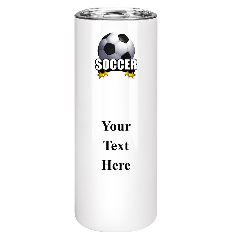 SLIM TUMBLER 20OZ WHITE
