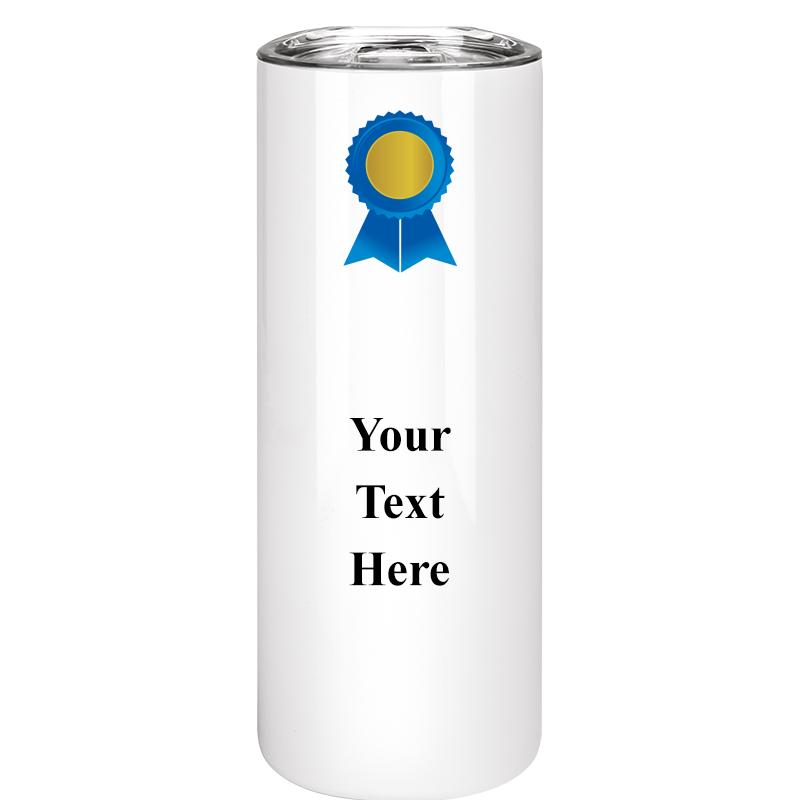 SLIM TUMBLER 20OZ WHITE