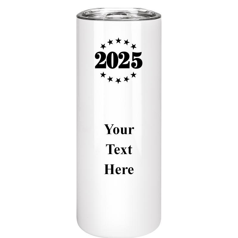 SLIM TUMBLER 20OZ WHITE