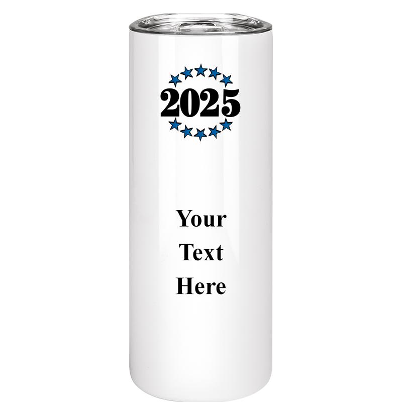 SLIM TUMBLER 20OZ WHITE