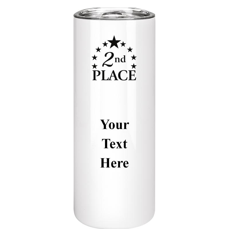 SLIM TUMBLER 20OZ WHITE