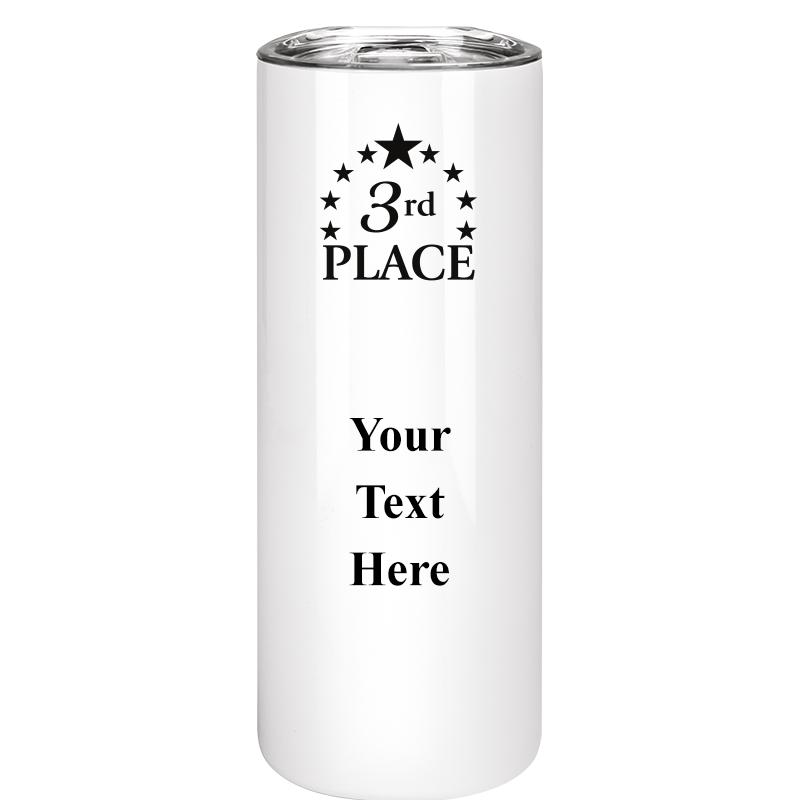 SLIM TUMBLER 20OZ WHITE