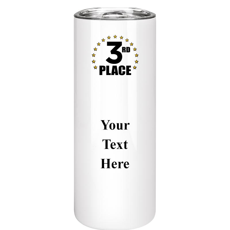 SLIM TUMBLER 20OZ WHITE