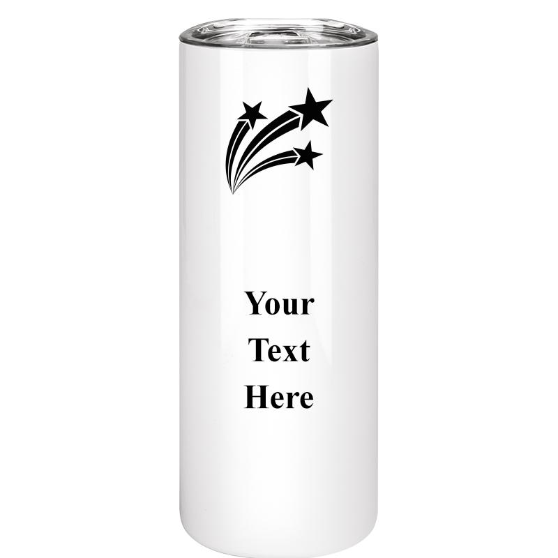 SLIM TUMBLER 20OZ WHITE