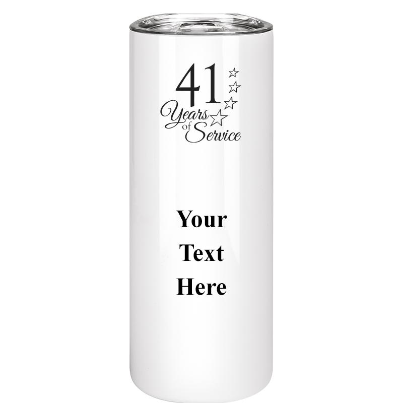 SLIM TUMBLER 20OZ WHITE