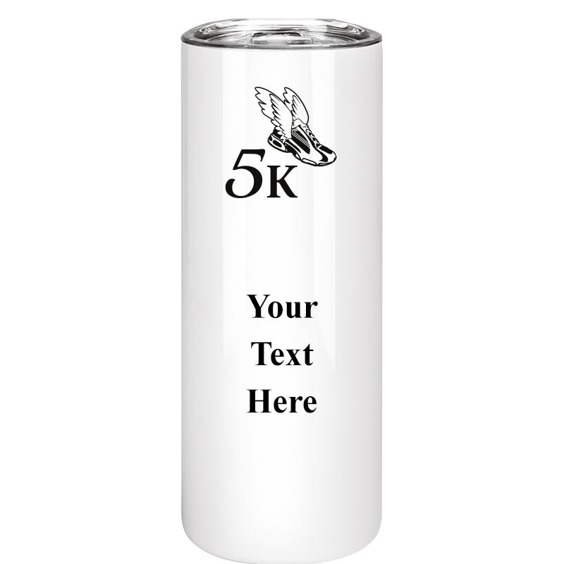 SLIM TUMBLER 20OZ WHITE