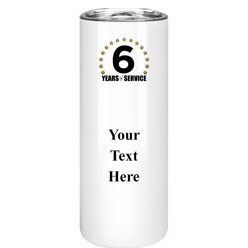 SLIM TUMBLER 20OZ WHITE