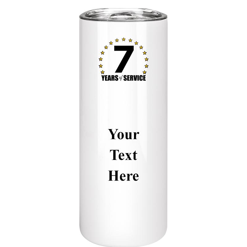 SLIM TUMBLER 20OZ WHITE