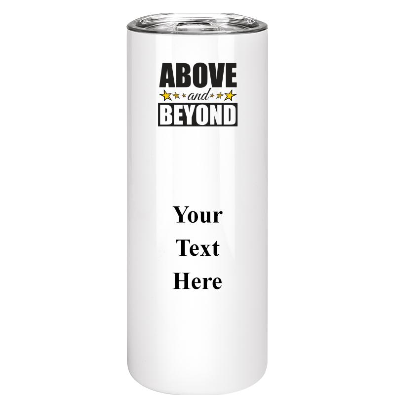 SLIM TUMBLER 20OZ WHITE