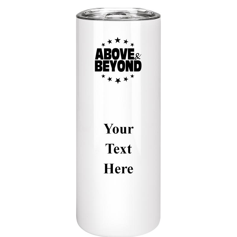 SLIM TUMBLER 20OZ WHITE