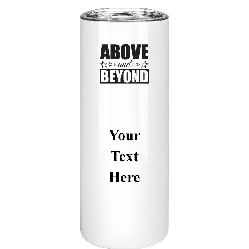 SLIM TUMBLER 20OZ WHITE