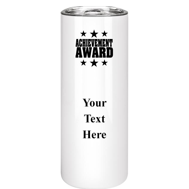 SLIM TUMBLER 20OZ WHITE