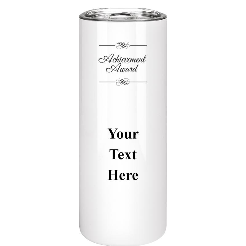 SLIM TUMBLER 20OZ WHITE