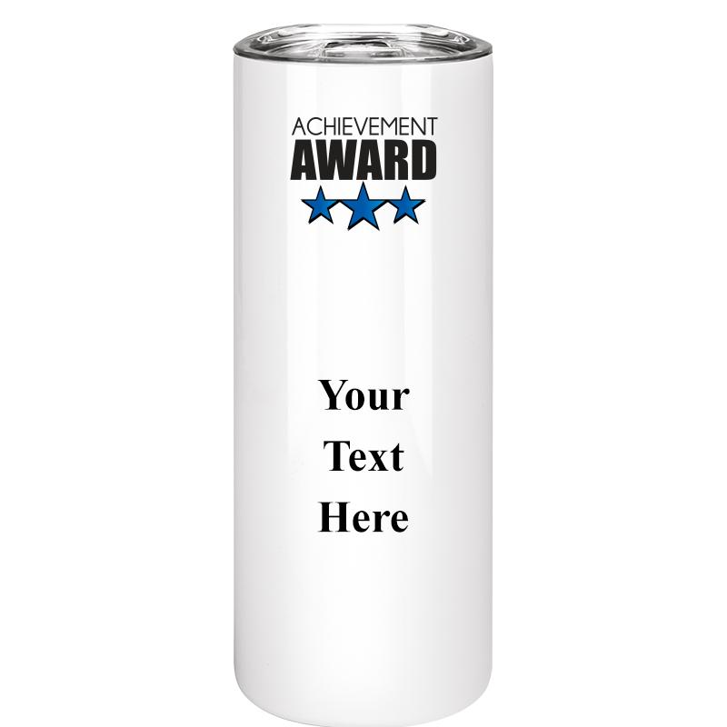 SLIM TUMBLER 20OZ WHITE