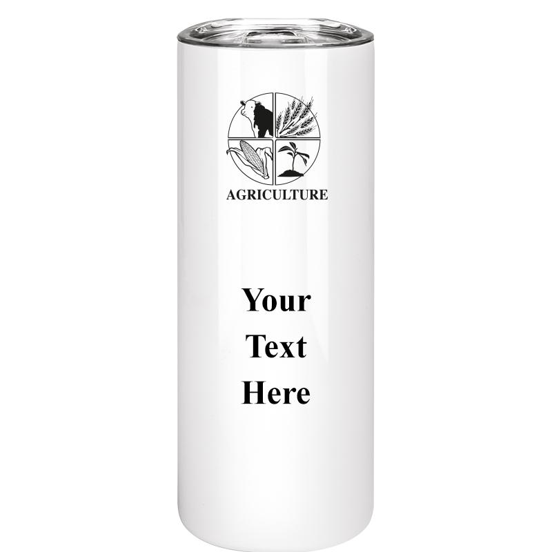 SLIM TUMBLER 20OZ WHITE