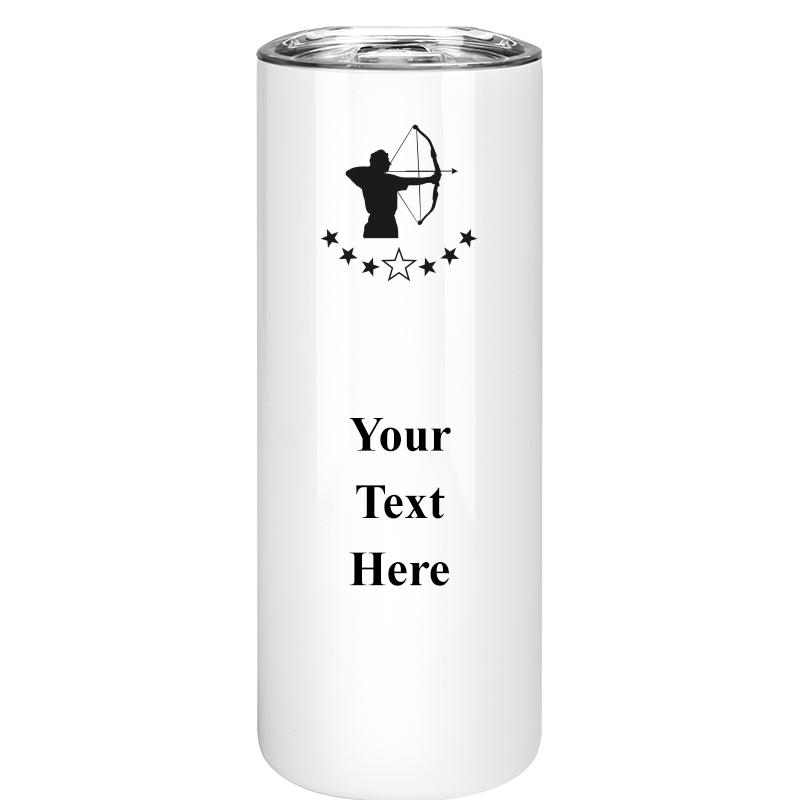 SLIM TUMBLER 20OZ WHITE