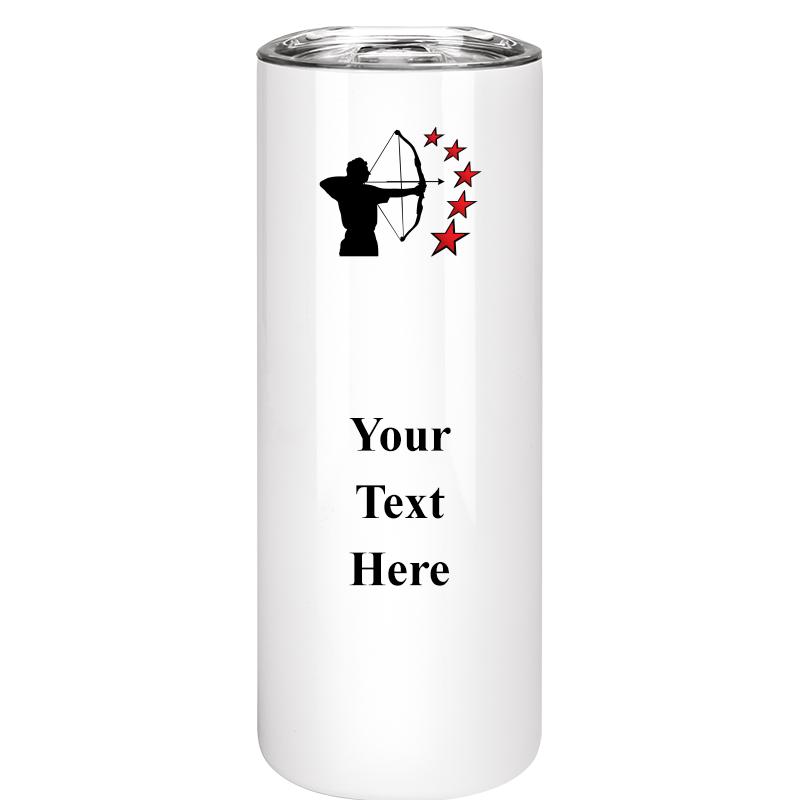 SLIM TUMBLER 20OZ WHITE