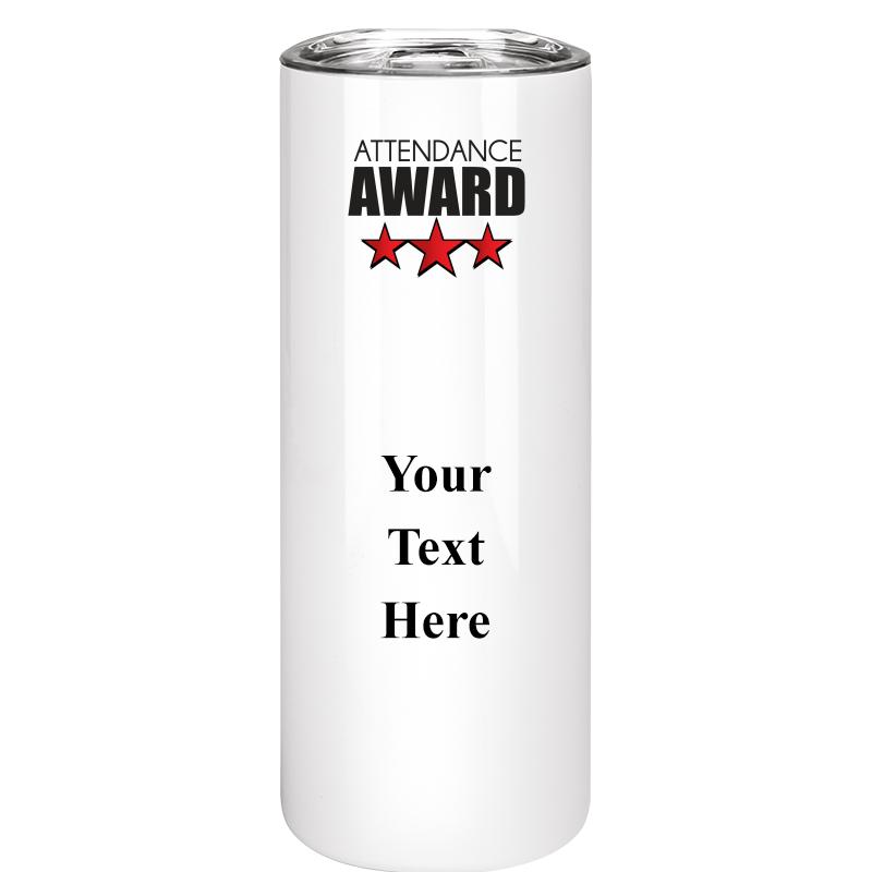 SLIM TUMBLER 20OZ WHITE