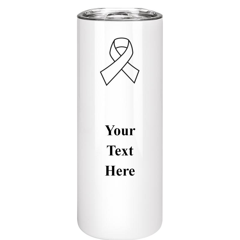 SLIM TUMBLER 20OZ WHITE